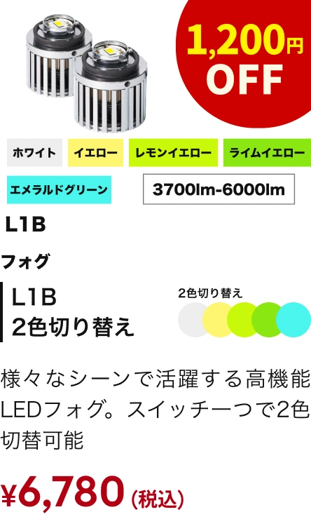 L1B 2色切り替えフォグ