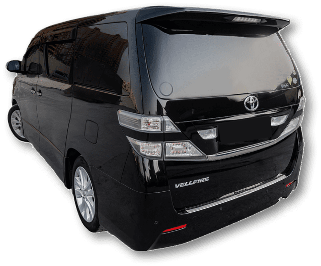 アルファード/ヴェルファイア後方画像