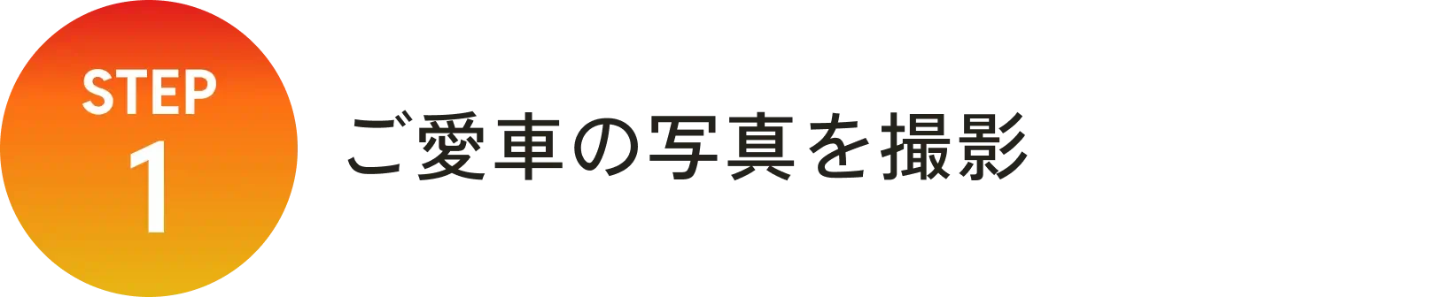 step1 愛車の写真を撮影