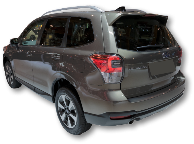 フォレスター後方画像