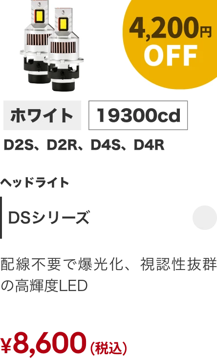 DSシリーズ 4200円OFF