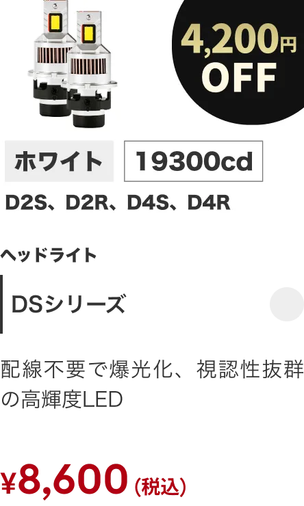 DSシリーズ 4200円OFF