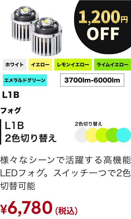 L1B 2色切り替え