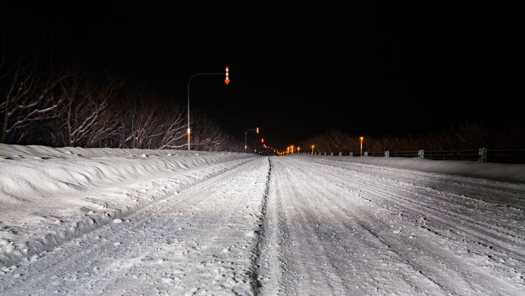 雪で見えにくい車線や標識もクリアに！　イメージ画像