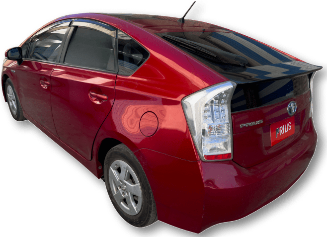 プリウス後方画像