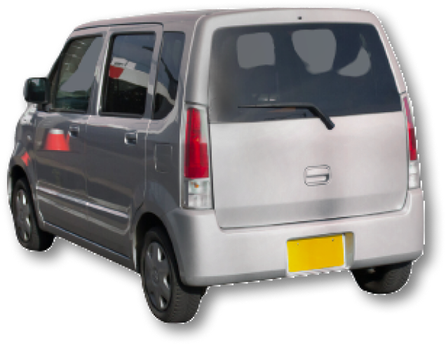 ワゴンR後方画像