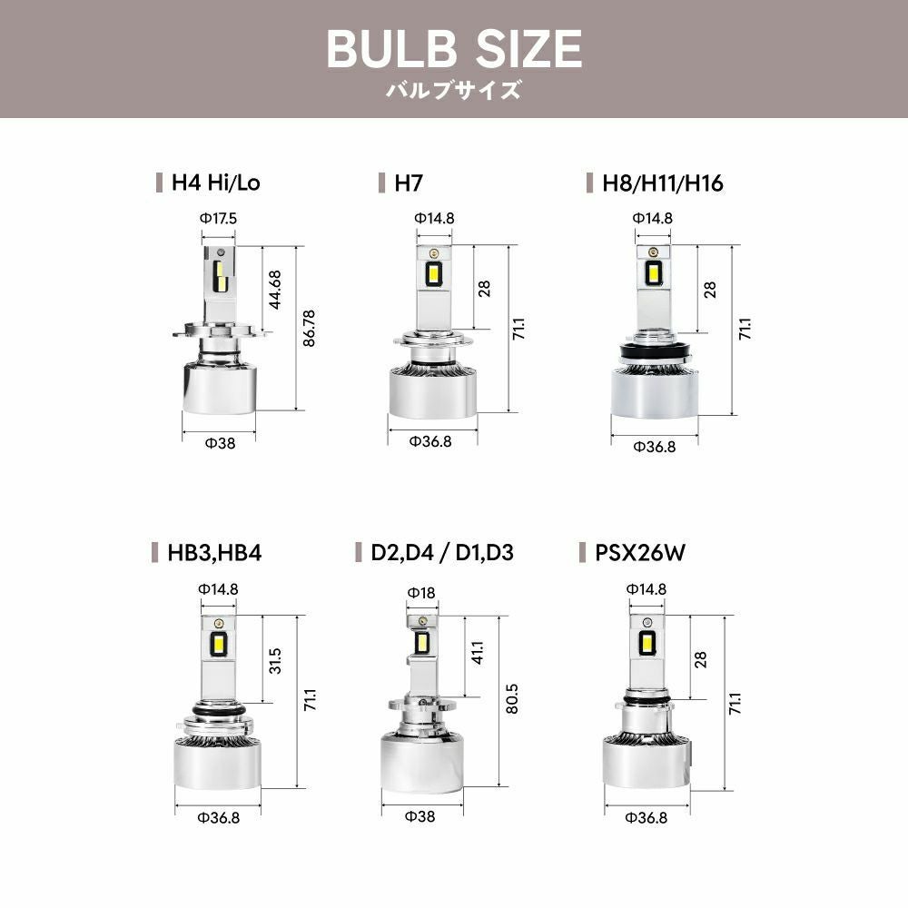 HID屋Qシリーズプラチナ HID屋 LED バルブ H11 フォグランプ 13100lm Qシリーズ プラチナ
