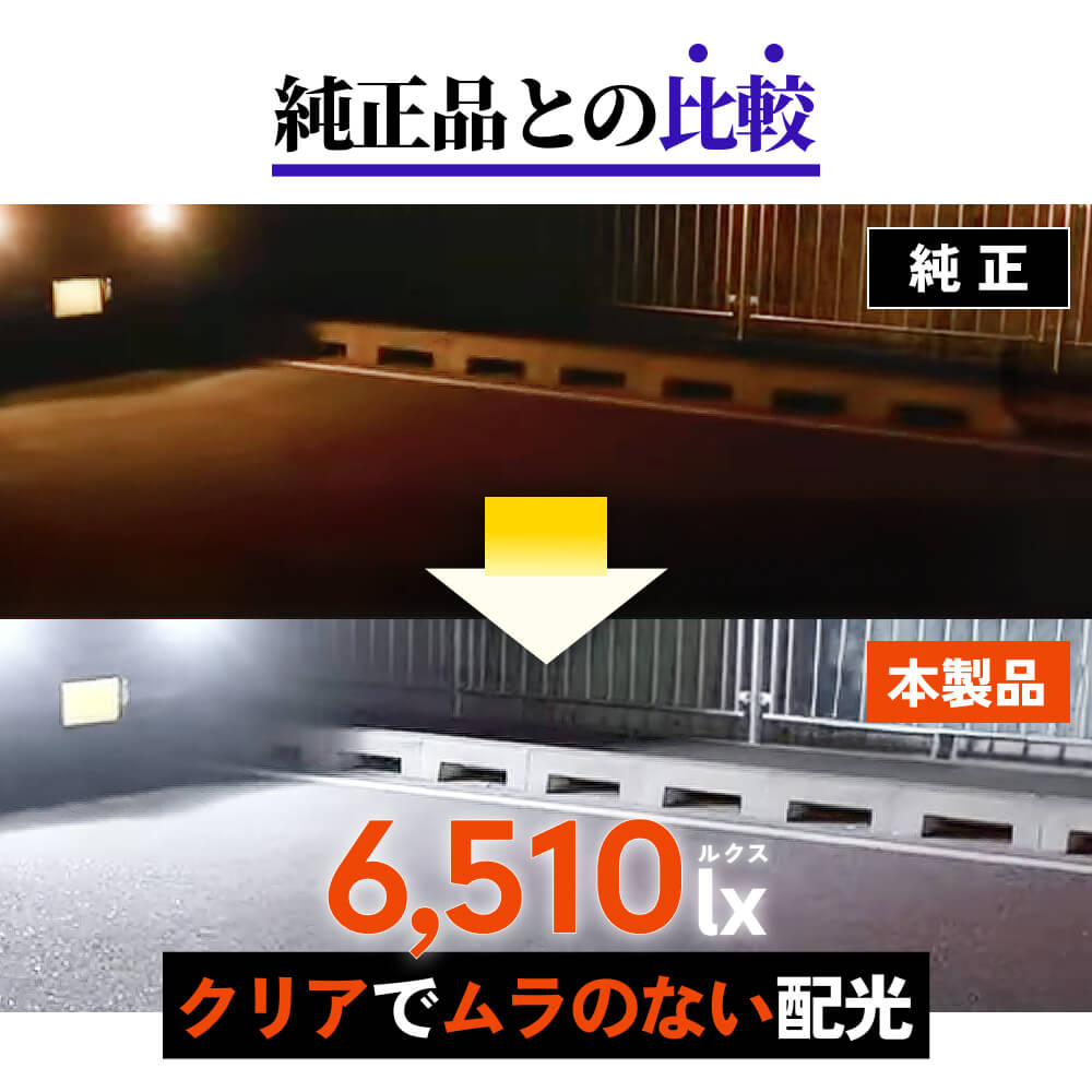 LED バックランプ 6510lx 6500K ホワイト