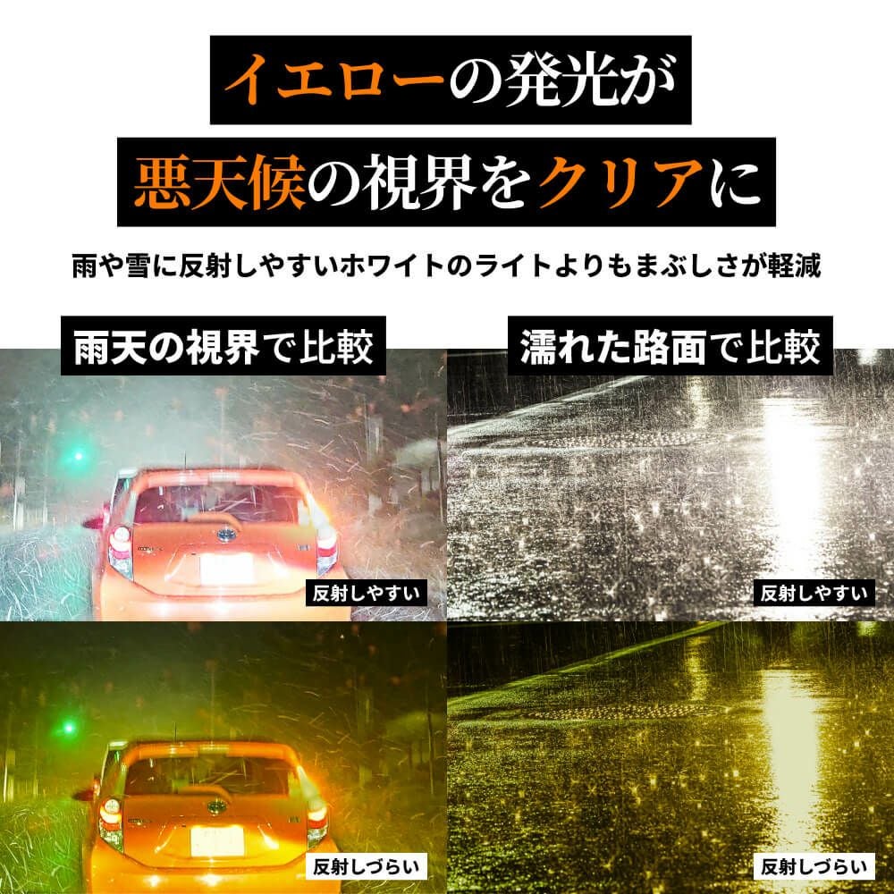 LED フォグランプ 4000lm-5600lm 6500K 3000K H3 トラック用フォグ 2色