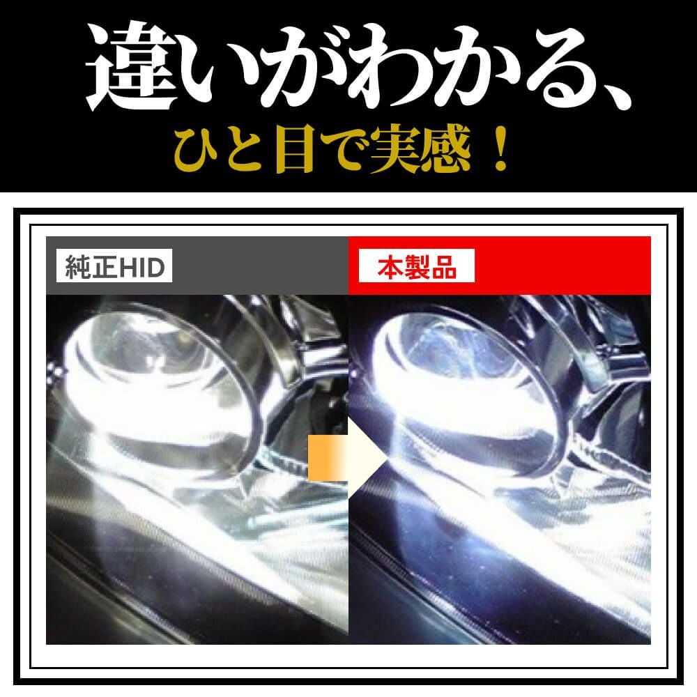ヘッドライトバルブ　10000ケルビン　D2R 純正交換用 HIDバルブ D2 3000K 6000K 8000K 10000K 12000K 15000K