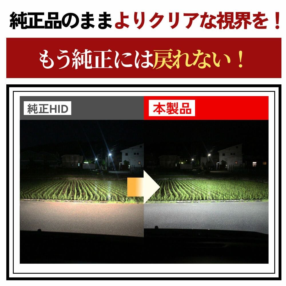 HIDバルブ 純正交換 35W D2S/D2R ケルビン数 ヘッドライト 6000k/8000k