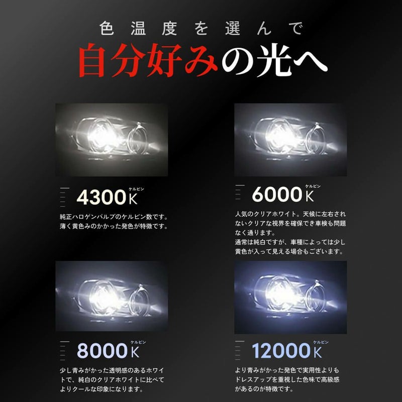 HID ヘッドライト フォグランプ 35W 6000K 8000K 4300K D2S D2R 純正 