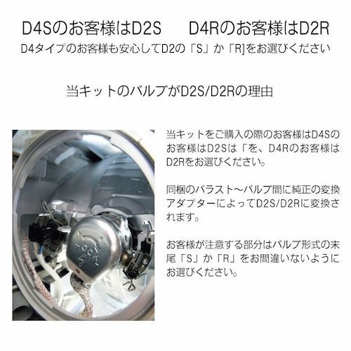 HIDキット 55W D2R D2S D4R D4Sパワーアップキット  12000K 純正バルブ変換アダプタ付 ヘッドライト 000000000154-02.jpg?size=l&w=