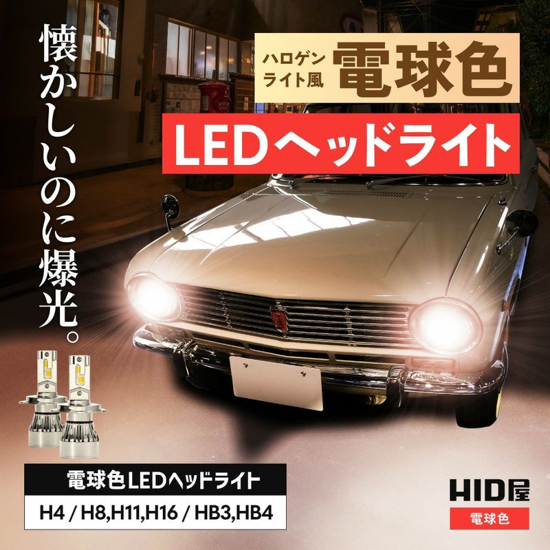 LED ヘッドライト フォグランプ 28500cd H4 Hi/Lo H7 H8 H11 H16 HB3 
