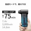 HID屋 エアダスター ブロワー 55m/s 充電式 コードレス ケース付き 軽量 230g