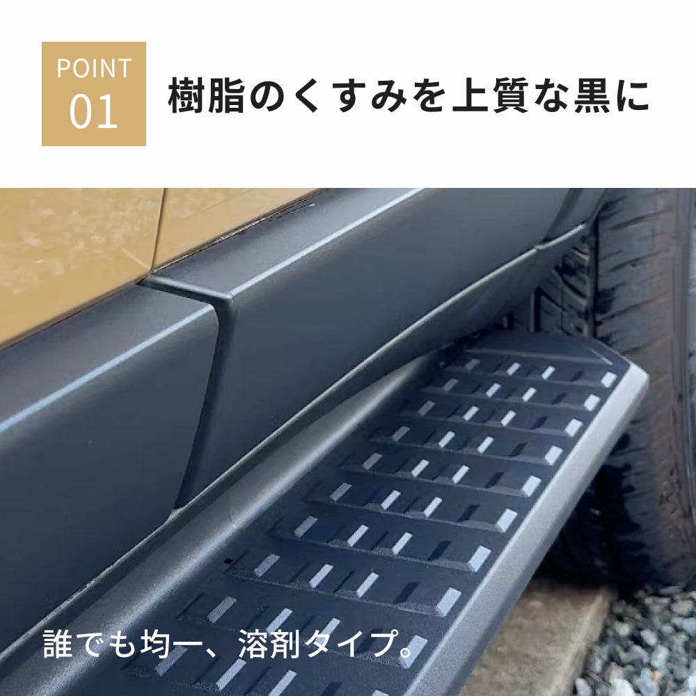 HID屋 未塗装樹脂コーティング 樹脂バンパー モール用