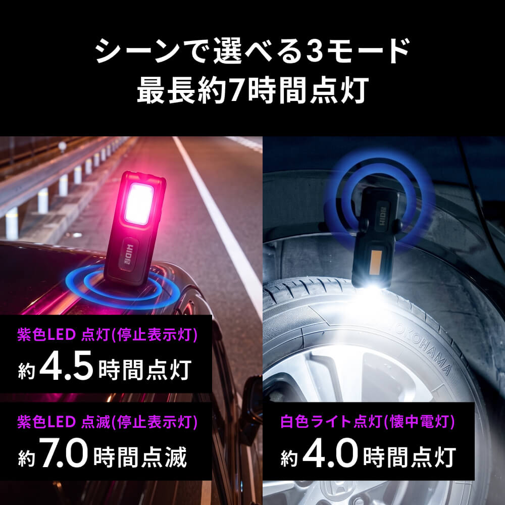 HID屋 LED停止表示灯 紫色 非常灯 三角表示板 三角停止板 代替 高速